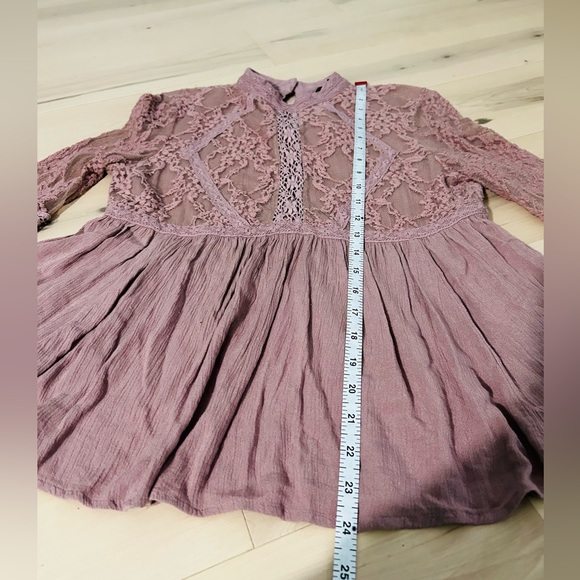 American Eagle Outfitters Fairycore Boho Festival Bell Sleeve Top Small - Picture 7 of 15